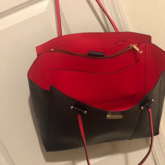 Kate spade navy purse with orange inside Beautiful hand bag great condition - Picture 4 of 4